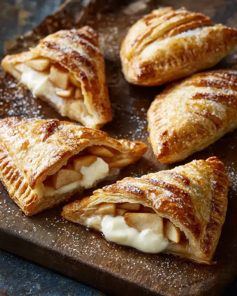 Apple Turnovers – with cream filled option 2 Preparing apple turnover dough and filling ingredients