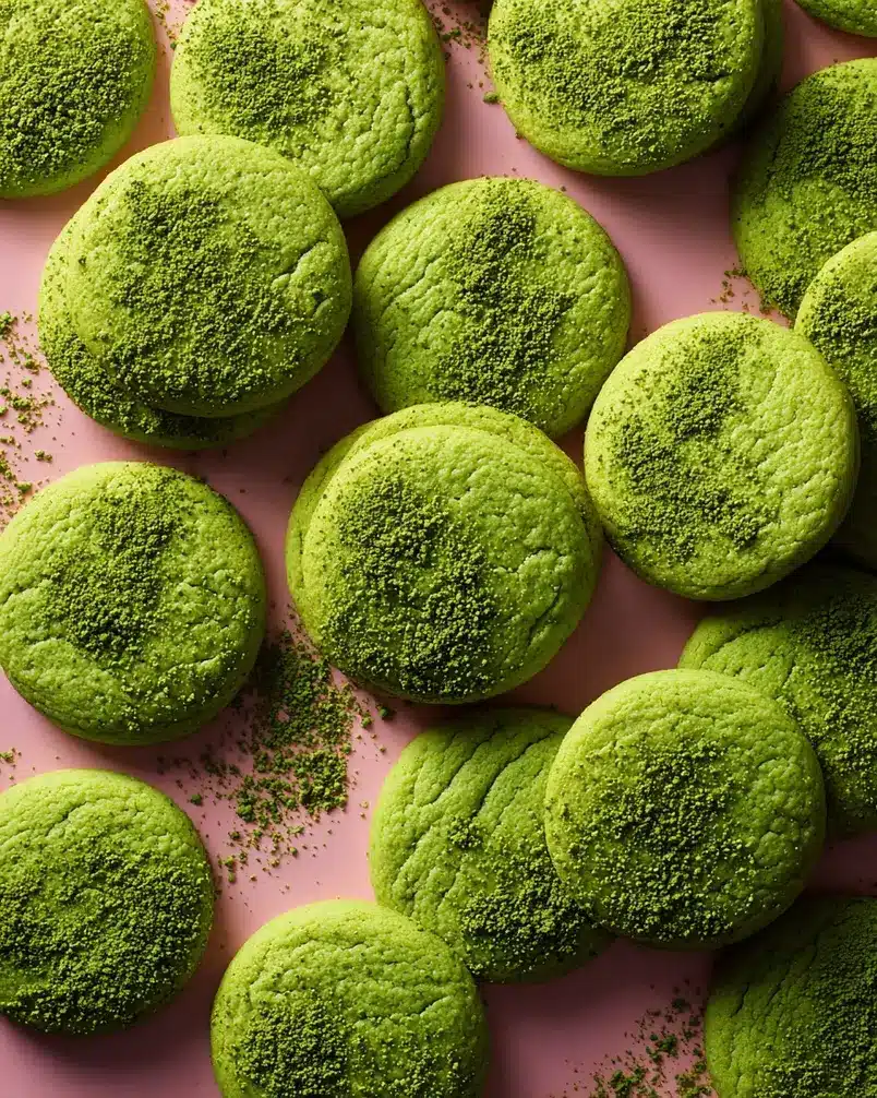 Matcha Sugar Cookies 2 Preparing matcha sugar cookie dough with a whisk and bowl