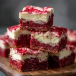 Red Velvet Cookie Bars 7 Red Velvet Cookie Bars