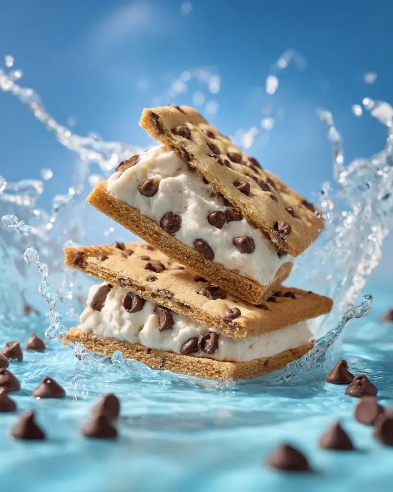 Giant Cookie Dough Pop Tart 3 Giant cookie dough pop tart baking in the oven