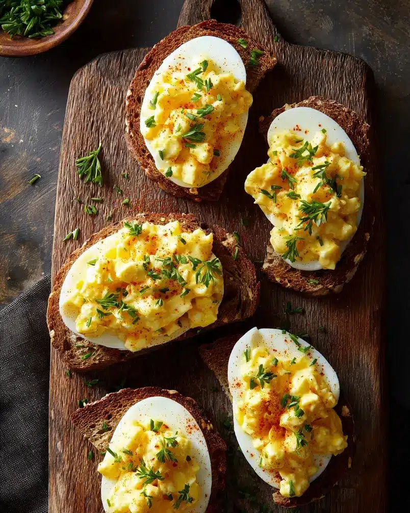 Simple Egg Salad 3 A close-up of hard-boiled eggs being peeled and ready for chopping into simple egg salad.