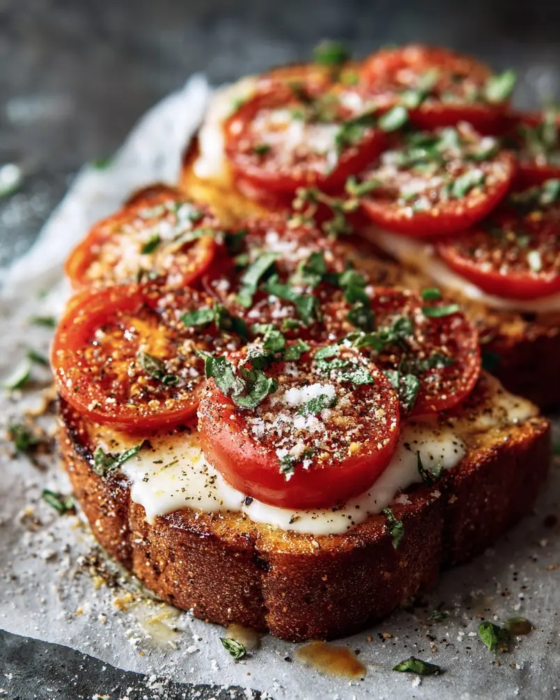 Pizza Lava Toast 3 Pizza lava toast fresh out of the oven, oozing cheese