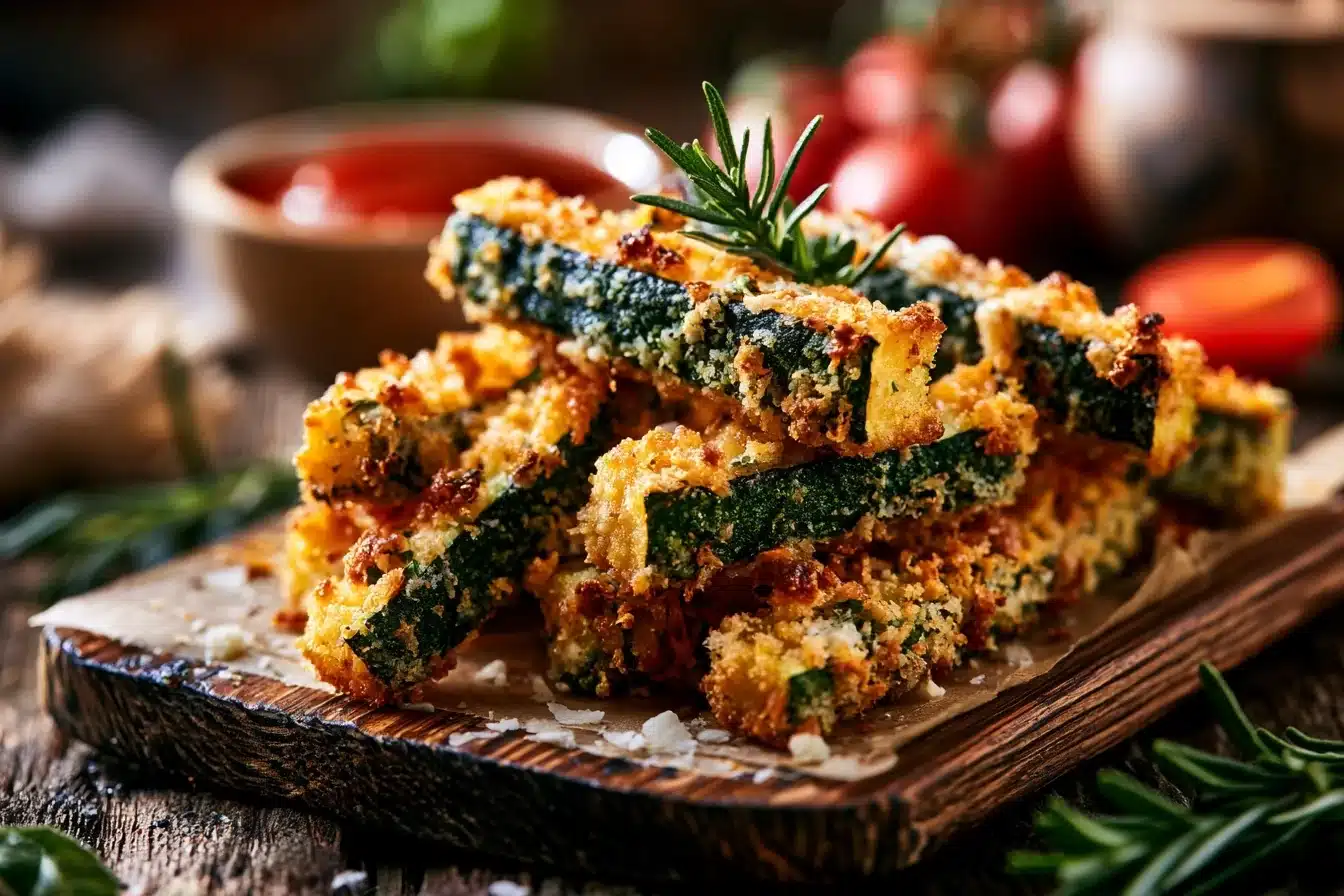 Crispy Baked Parmesan Zucchini Fries That Everyone Will Love 2 Crispy Baked Parmesan Zucchini Fries That Everyone Will Love