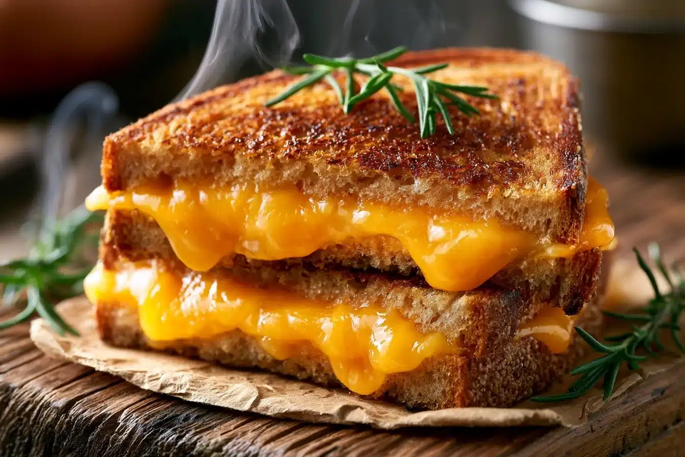 Grilled Cheese on Rye with Sharp Cheddar 3 Assembling a Grilled Cheese on Rye with Sharp Cheddar