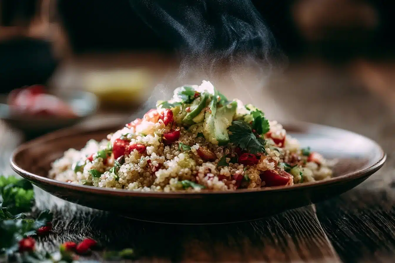 Zesty Quinoa Salad with Avocado 2 Zesty Quinoa Salad with Avocado