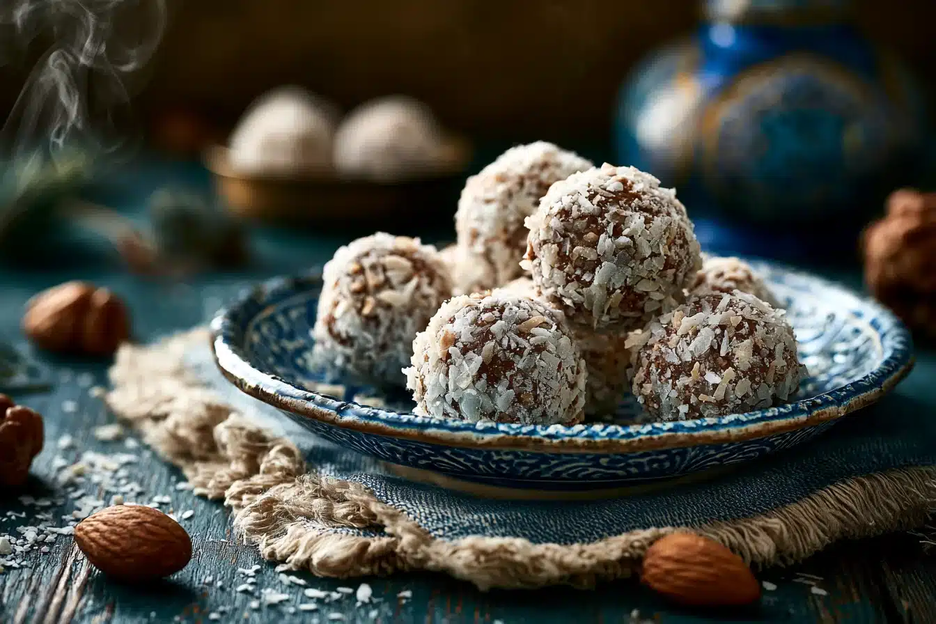 Almond Joy Protein Balls 2 Almond Joy Protein Balls