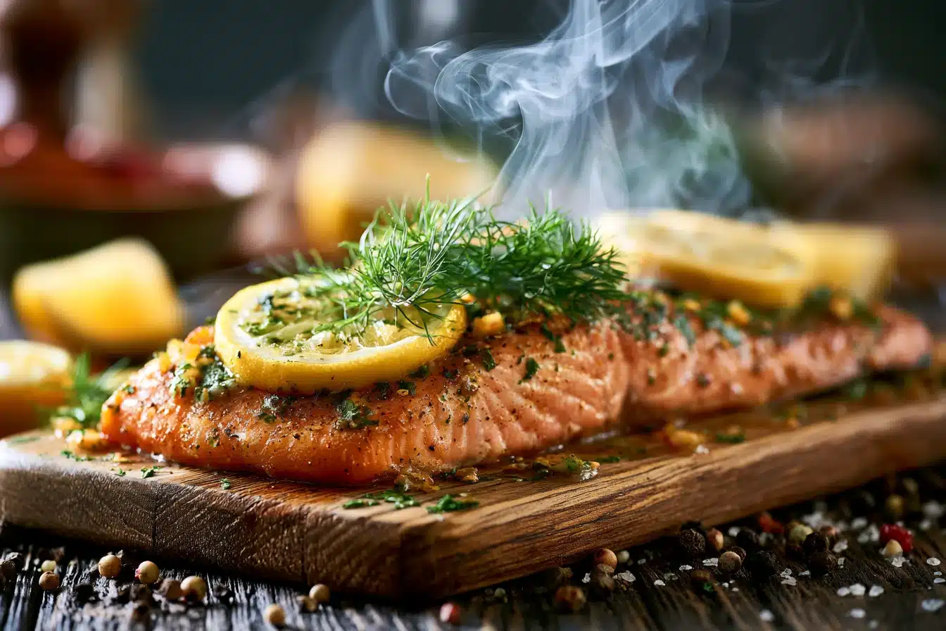 Baked Lemon Herb Salmon 2 Baked Lemon Herb Salmon