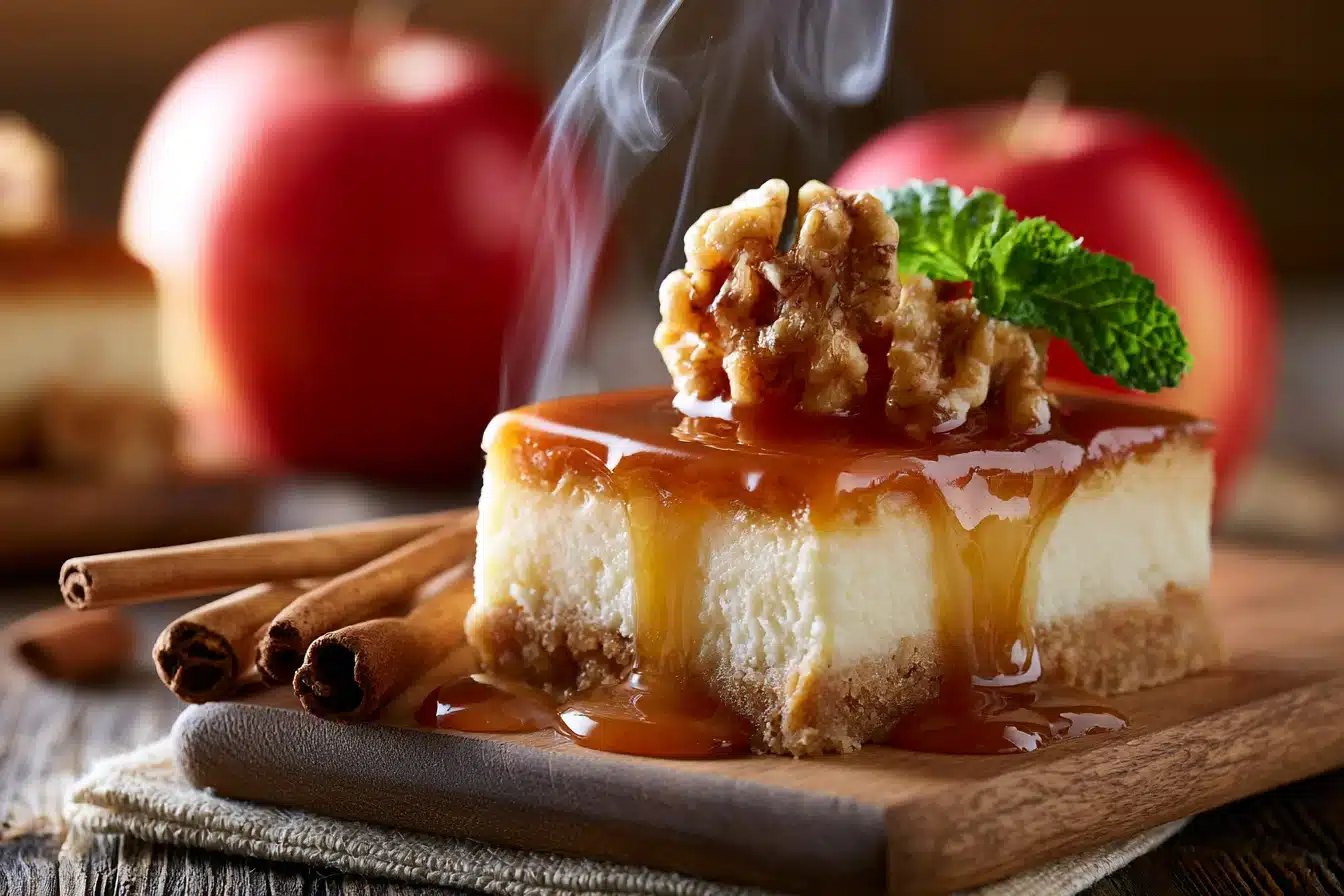 Caramel Apple Cheesecake Bars 2 Caramel Apple Cheesecake Bars