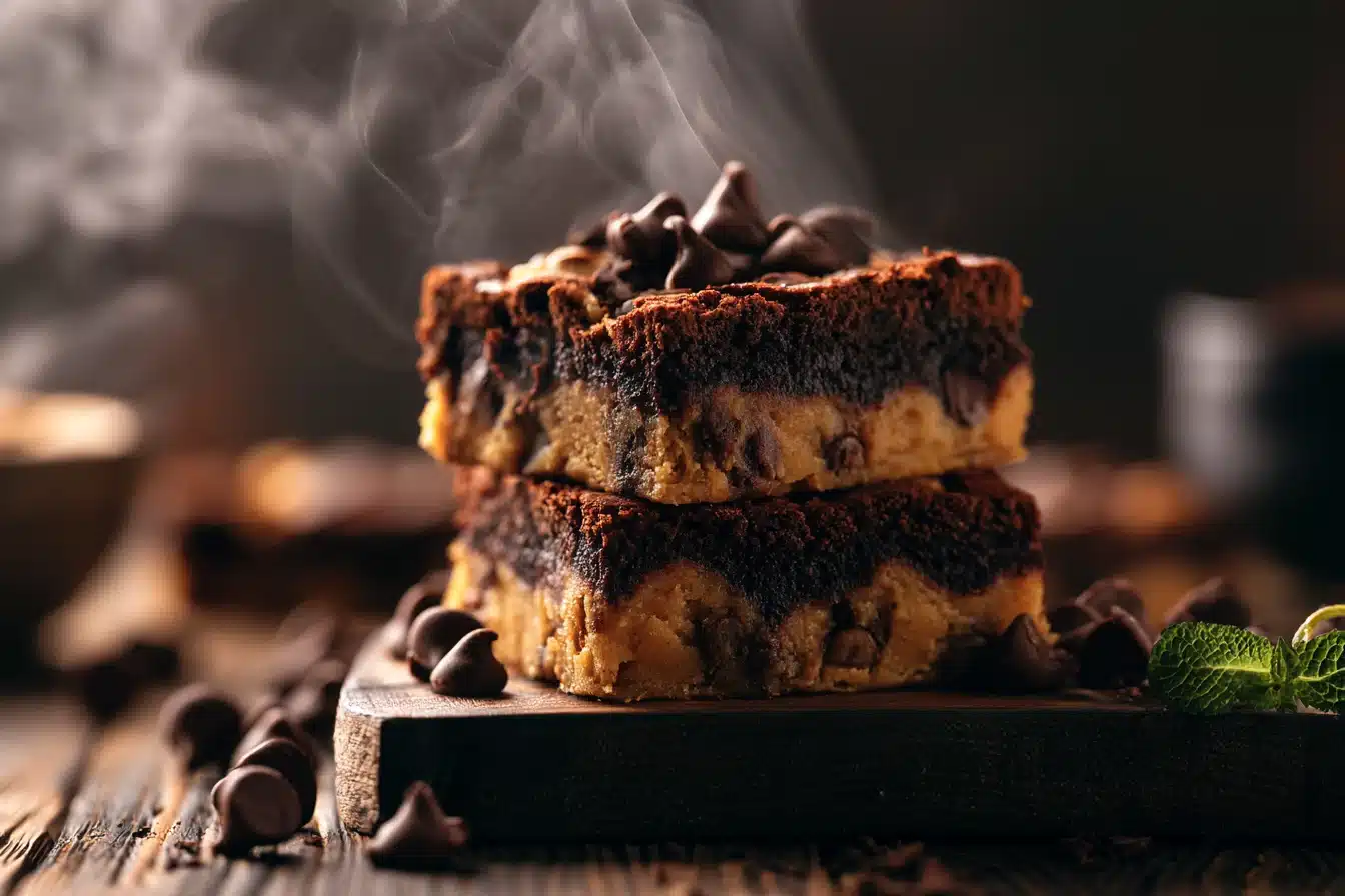Chocolate Chip Cookie Dough Brownies 2 Chocolate Chip Cookie Dough Brownies