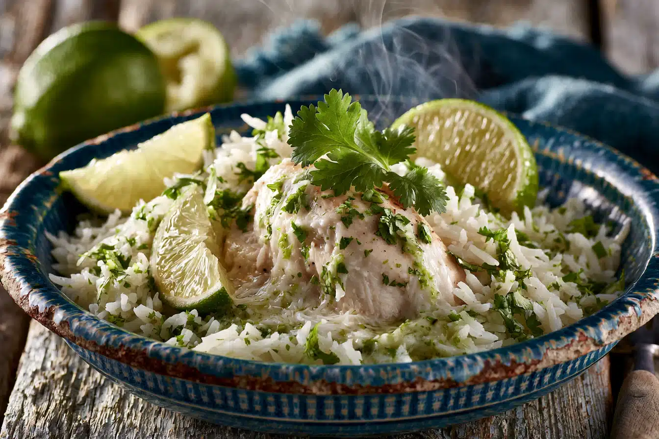 Coconut Lime Chicken with Cilantro Rice 3 Coconut Lime Chicken with Cilantro Rice