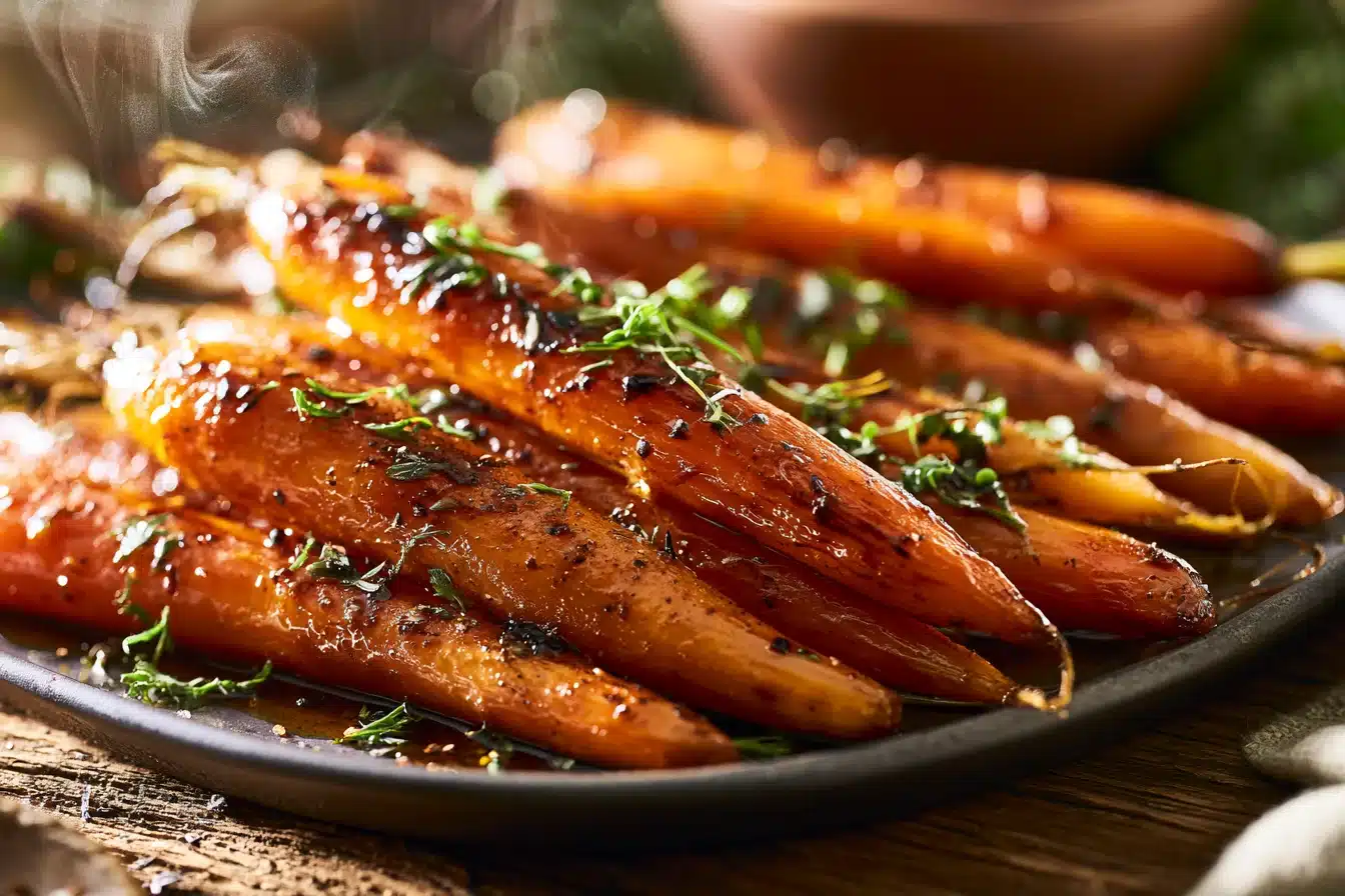 Honey Balsamic Glazed Carrots 3 Honey Balsamic Glazed Carrots
