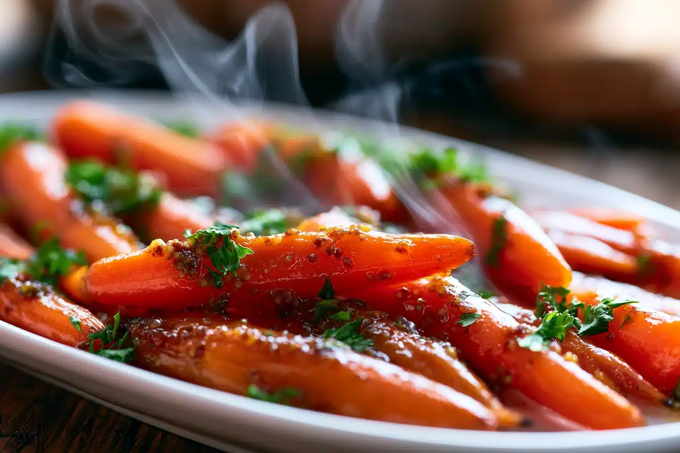 Honey Mustard Glazed Carrots 3 Honey Mustard Glazed Carrots