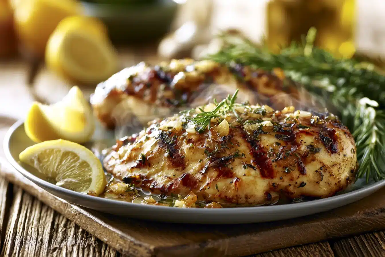 Lemon Garlic Herb Grilled Chicken 3 Lemon Garlic Herb Grilled Chicken