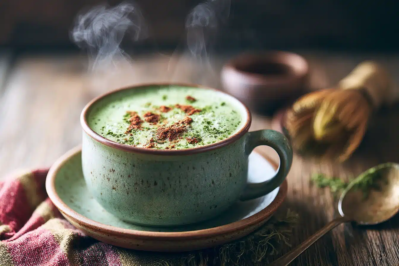 Matcha Green Tea Latte 2 Matcha Green Tea Latte