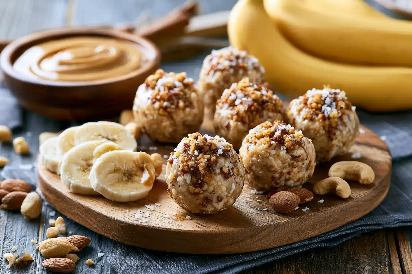 Peanut Butter Banana Energy Bites 2 Peanut Butter Banana Energy Bites