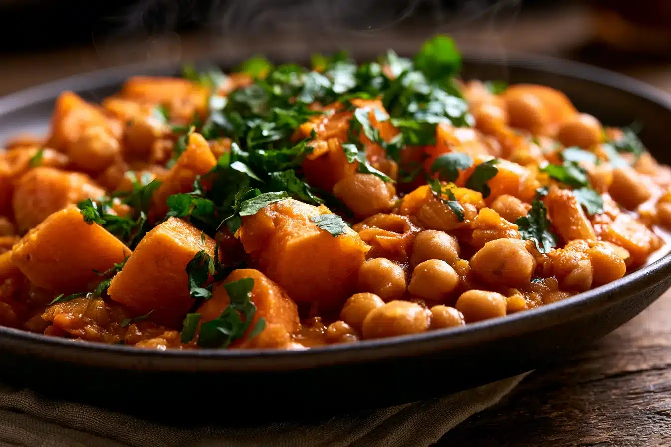 Savory Sweet Potato and Chickpea Curry 3 Savory Sweet Potato and Chickpea Curry
