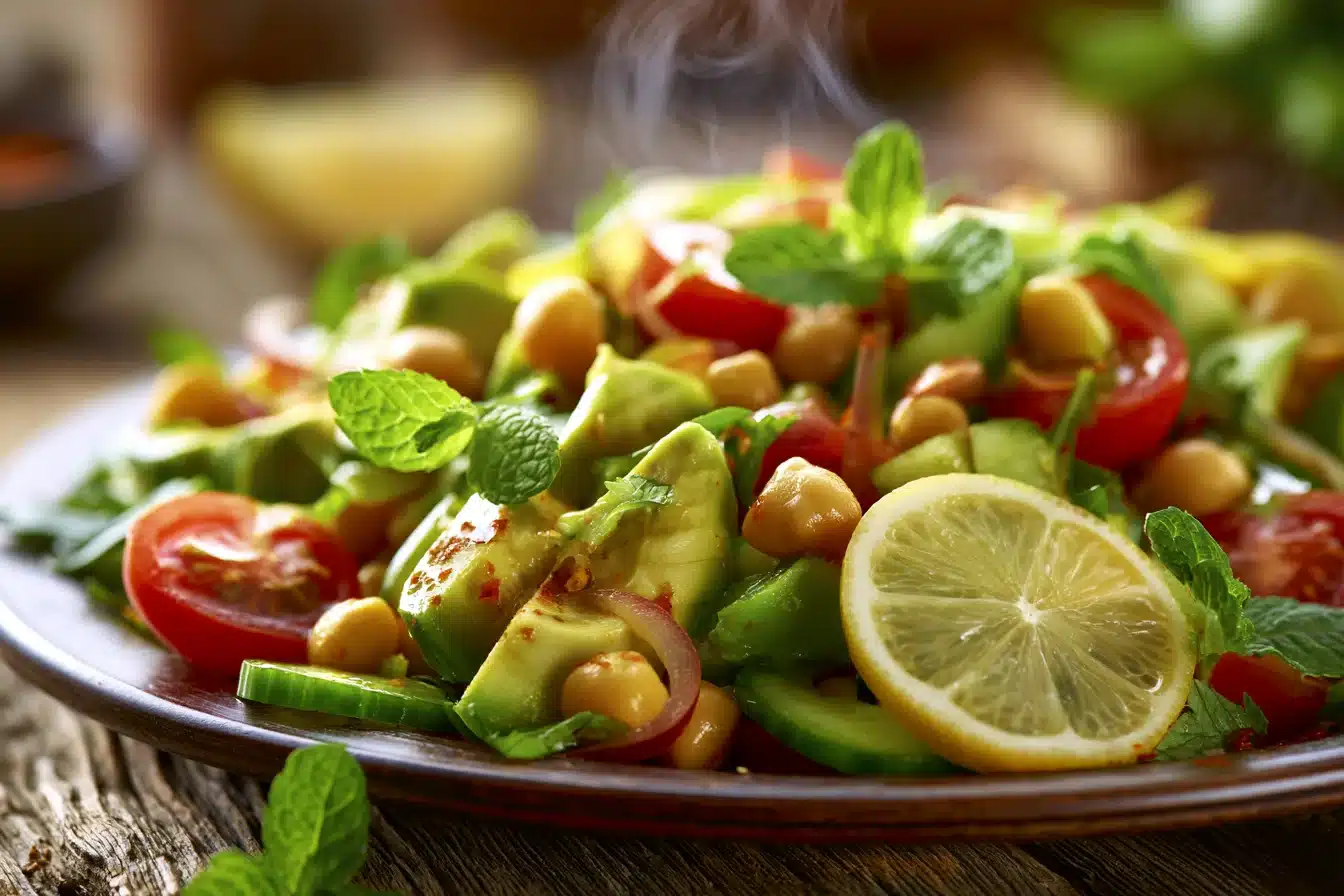 Zesty Avocado Chickpea Salad 2 Zesty Avocado Chickpea Salad