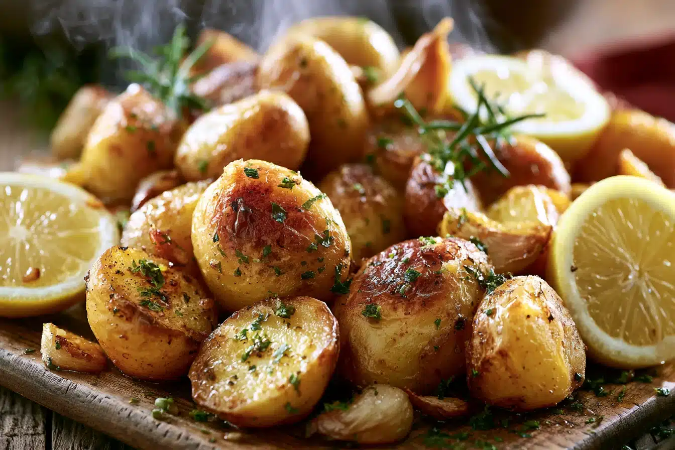 Zesty Lemon Garlic Roasted Potatoes 2 Zesty Lemon Garlic Roasted Potatoes