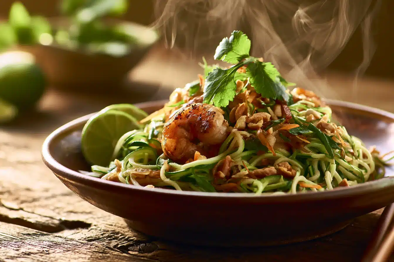 Zucchini Noodle Pad Thai 2 Zucchini Noodle Pad Thai